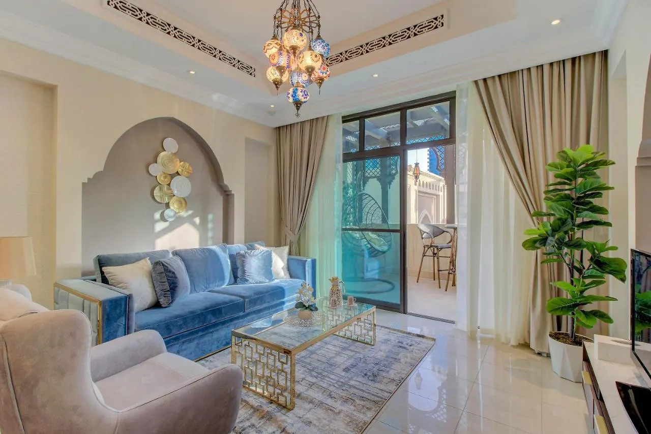 アパート Durrani Homes - Souk Al Bahar Luxury Living With Burj & Fountain Views ドバイ